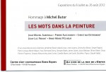 Exposition Michel Butor, Livres d'artiste, éditions La Différence, Youl, Forcalquier